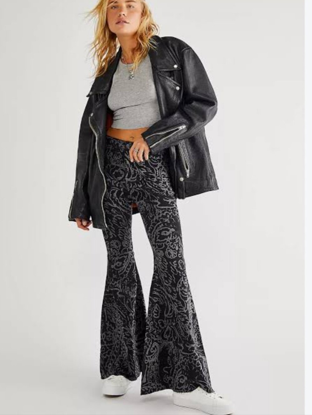We The Free Float On Flare Jeans Paisley Black 29